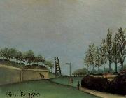 Henri Rousseau Fortification Porte de Vanves oil on canvas